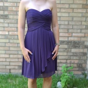 Purple Bridesmaids Dress